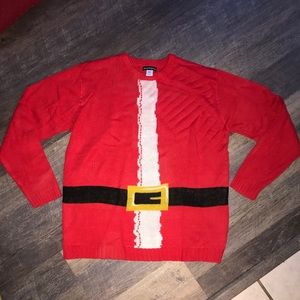 Men’s Red Santa Sweater XXL Blitzen & Co.